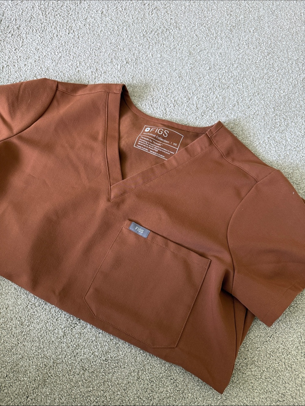 Figs V-Neck Scrub Top